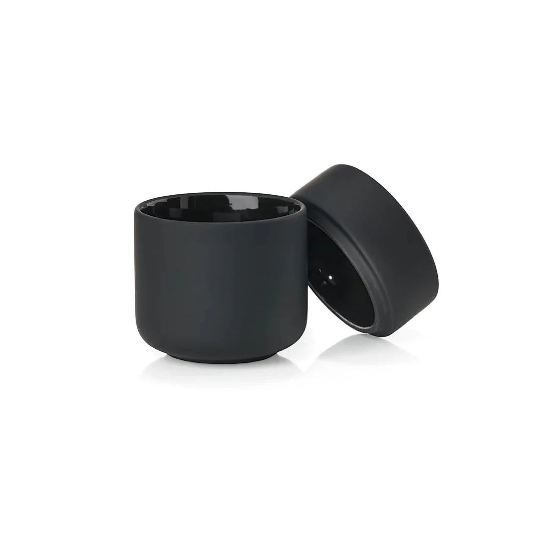 Jar with Lid Black V2914