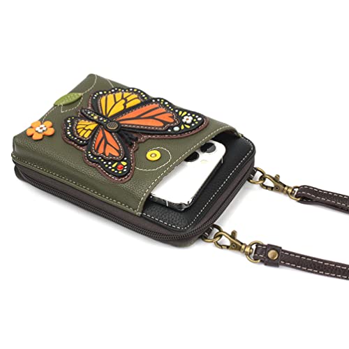 Faux Leather Multicolor Crossbody Cell Phone Purse N3147