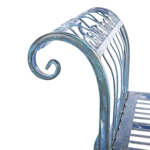 Antique White Outdoor Bench Q165384
