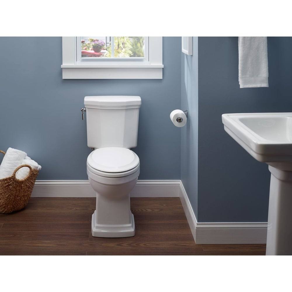 Cotton White Elongated Two-Piece Toilet D594350