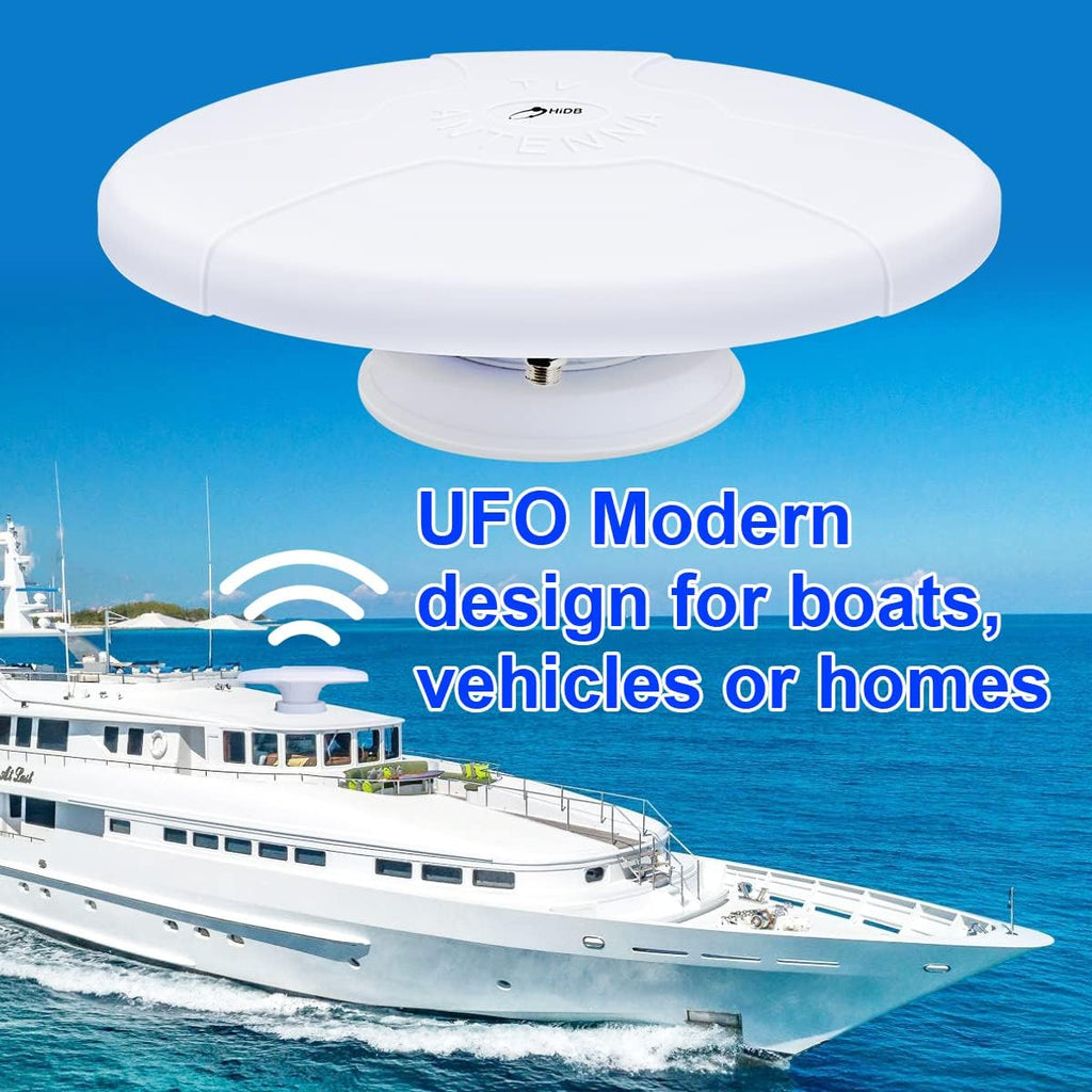 Amplified Digital HD TV Antenna with Magnetic Base, Pack of 2 V926