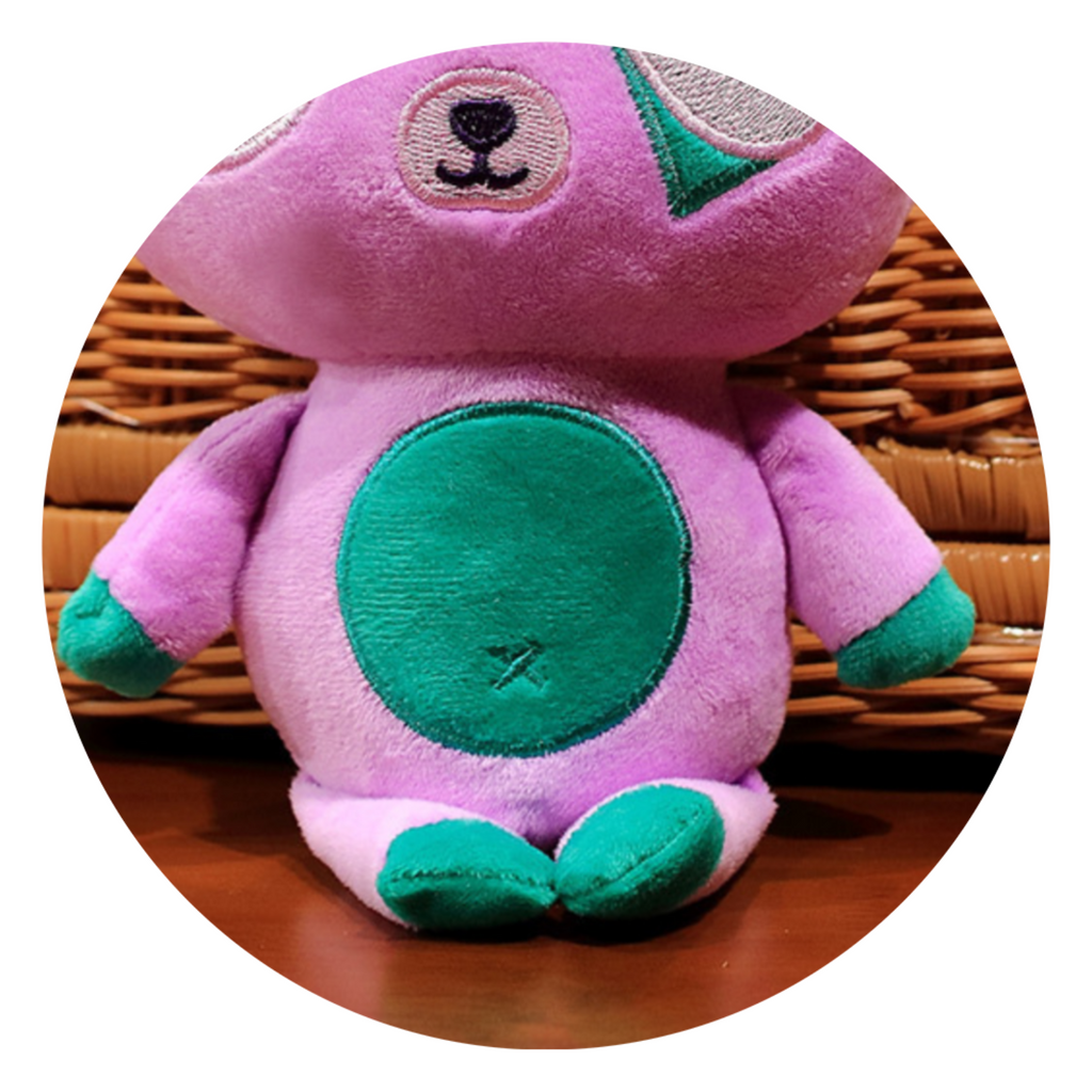 Purple 9.8 Inch Plush Teddy Bear Doll C786
