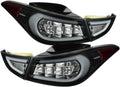 Black LED Tail Lights Rear Brake Replacement Assembly Lamps Left+Right T78773