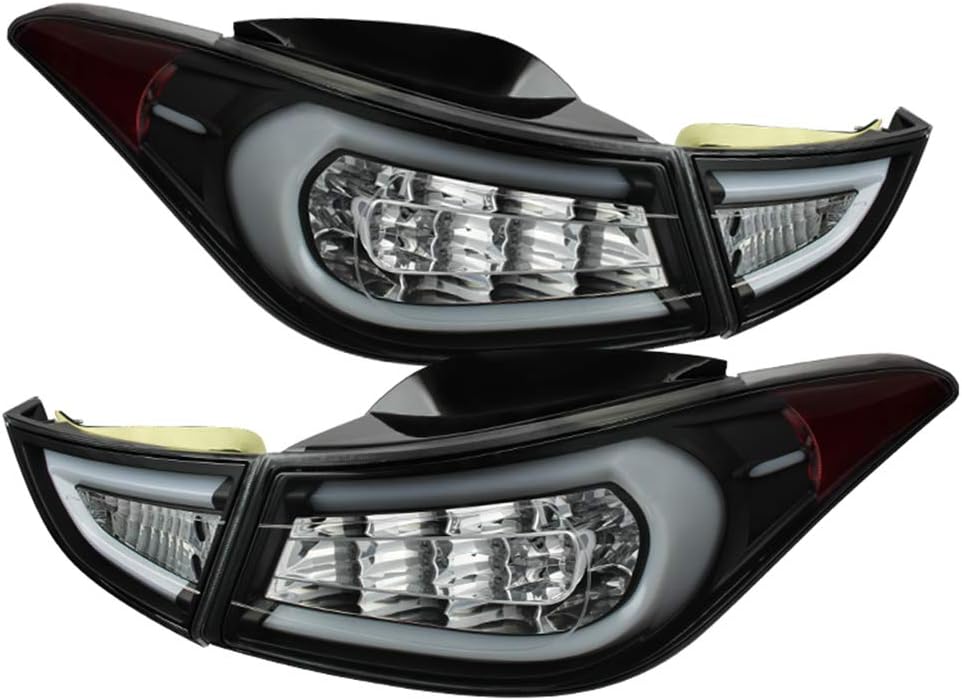 Black LED Tail Lights Rear Brake Replacement Assembly Lamps Left+Right T78773