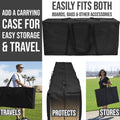 Rustic White Cornhole Set with Carrying Case K8817