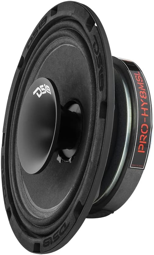 8 Inches Shallow Hybrid Mid-Range Car Audio Loudspeaker, 400W Max, 200W RMS, 4 Ohms, Pack of 2 N38998