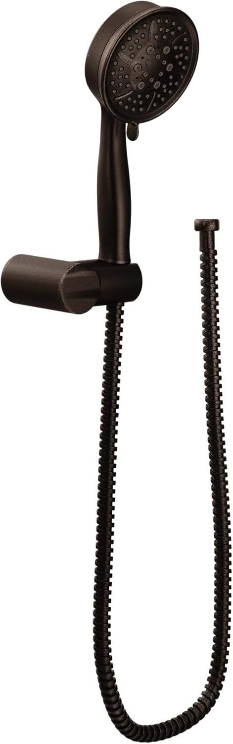 Chrome Handheld Shower with Wall Bracket and 69-Inch Hose Y274