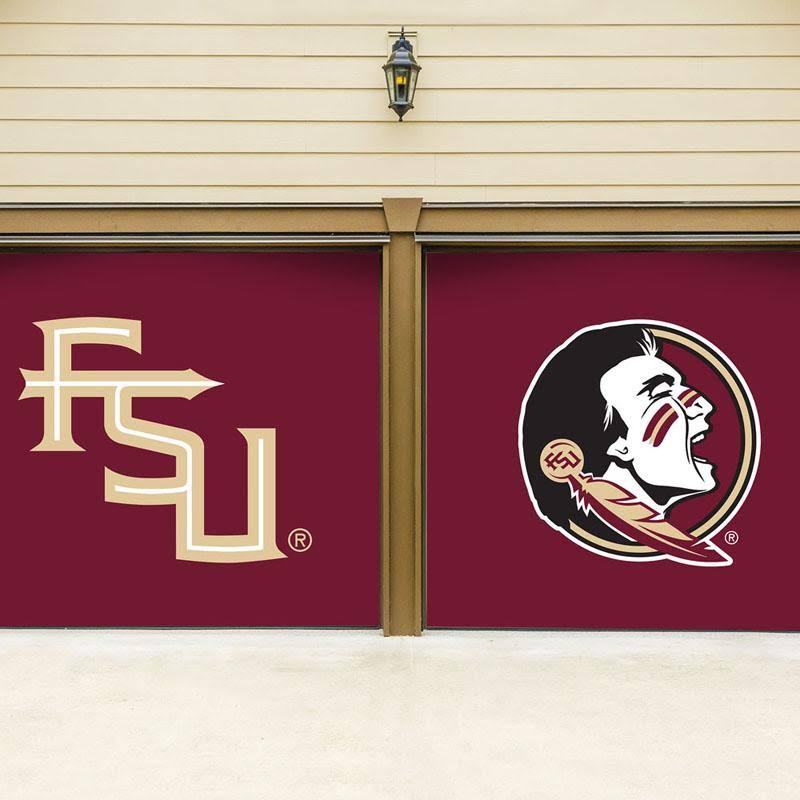 NCAA Single Garage Door Decor W9256