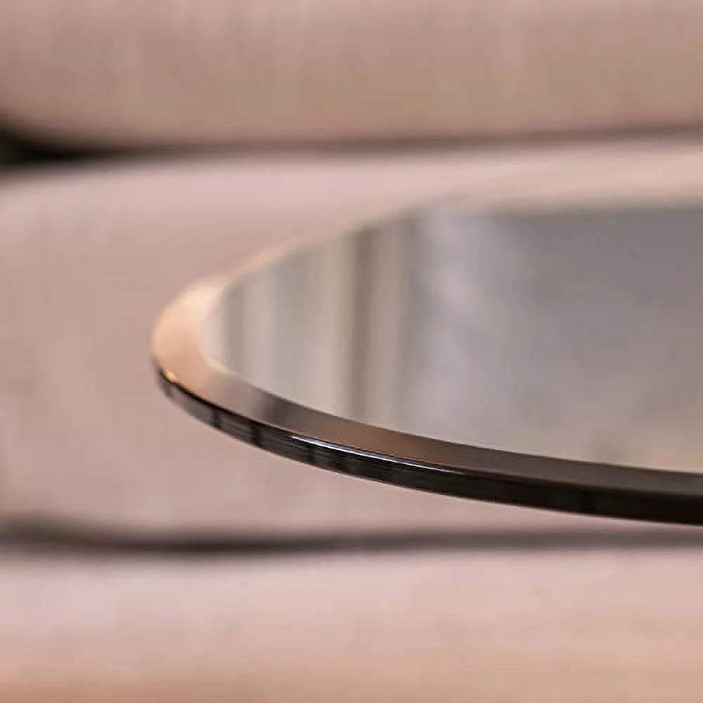 26" Round Clear Tempered Glass Table Top I25587