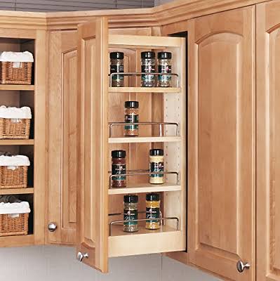 5 in. Pull-Out Wood Wall Cabinet Organizer O717797