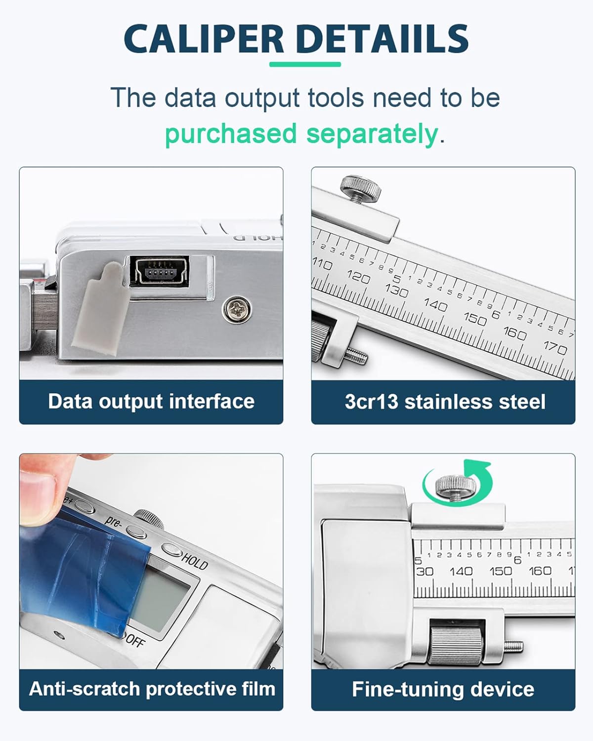 12 Inch Digital Caliper Measuring Tool N3893