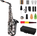Black Nickel Plating Alto Saxophone with Carrying Case S70598