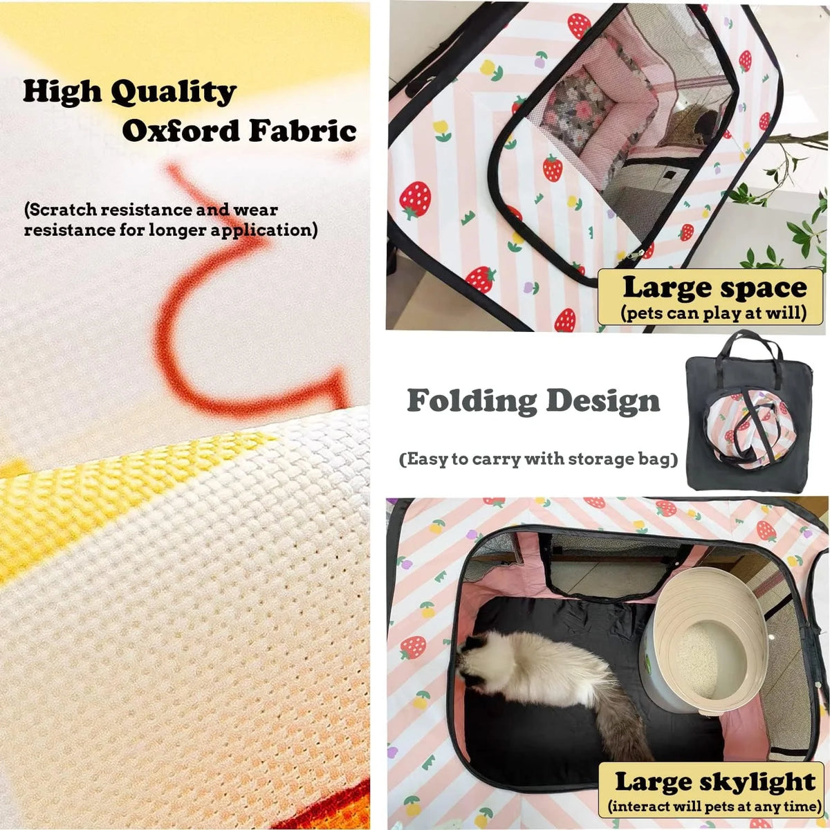 Portable Cat Cage Kennel B31508