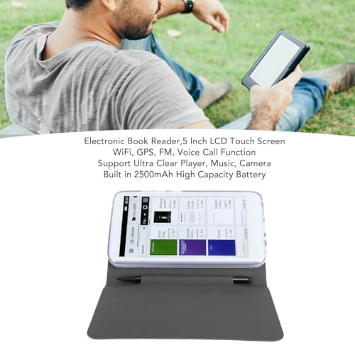 5 Inch Color Touch Screen Android Ebook Reader with 2 + 16GB Storage F205741