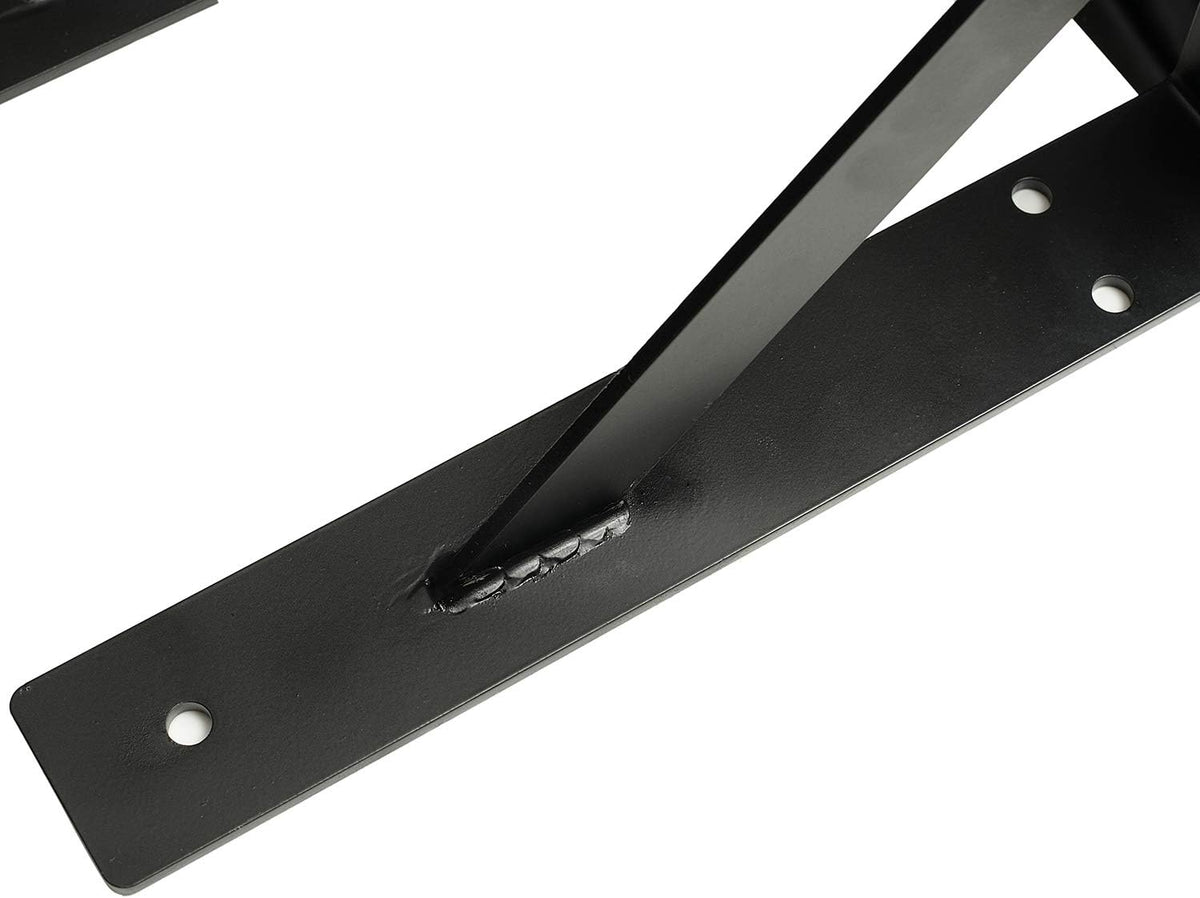 16'' x 12'' Black Heavy Duty Shelf Bracket O412