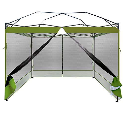 Beige Mesh Zippered Wall Panels for 10' x 10' Canopy I7259