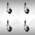 Stainless Steel Hard Rubber Wheel Casters S211007