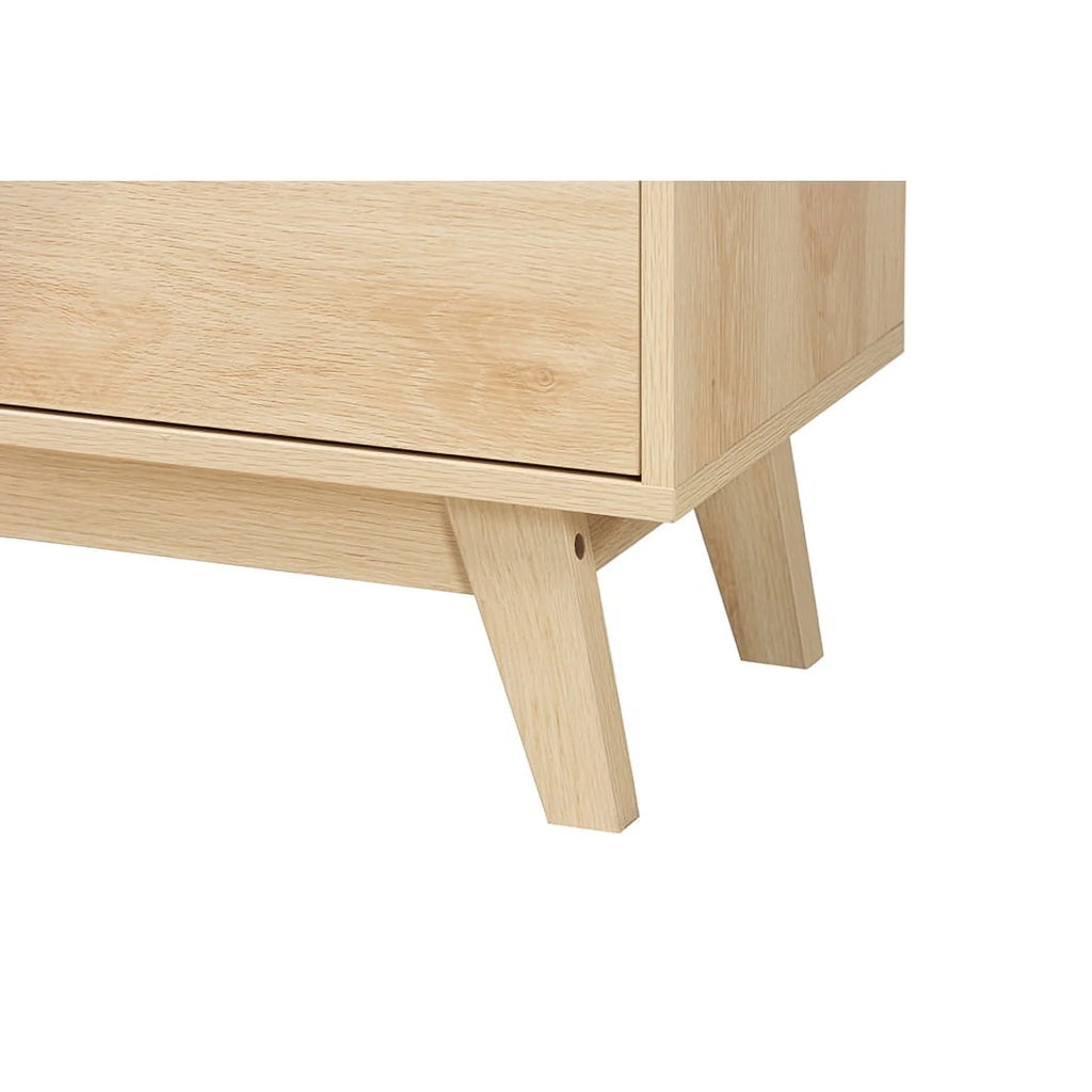 Oak Brown Finished Wood Bookshelf R79370