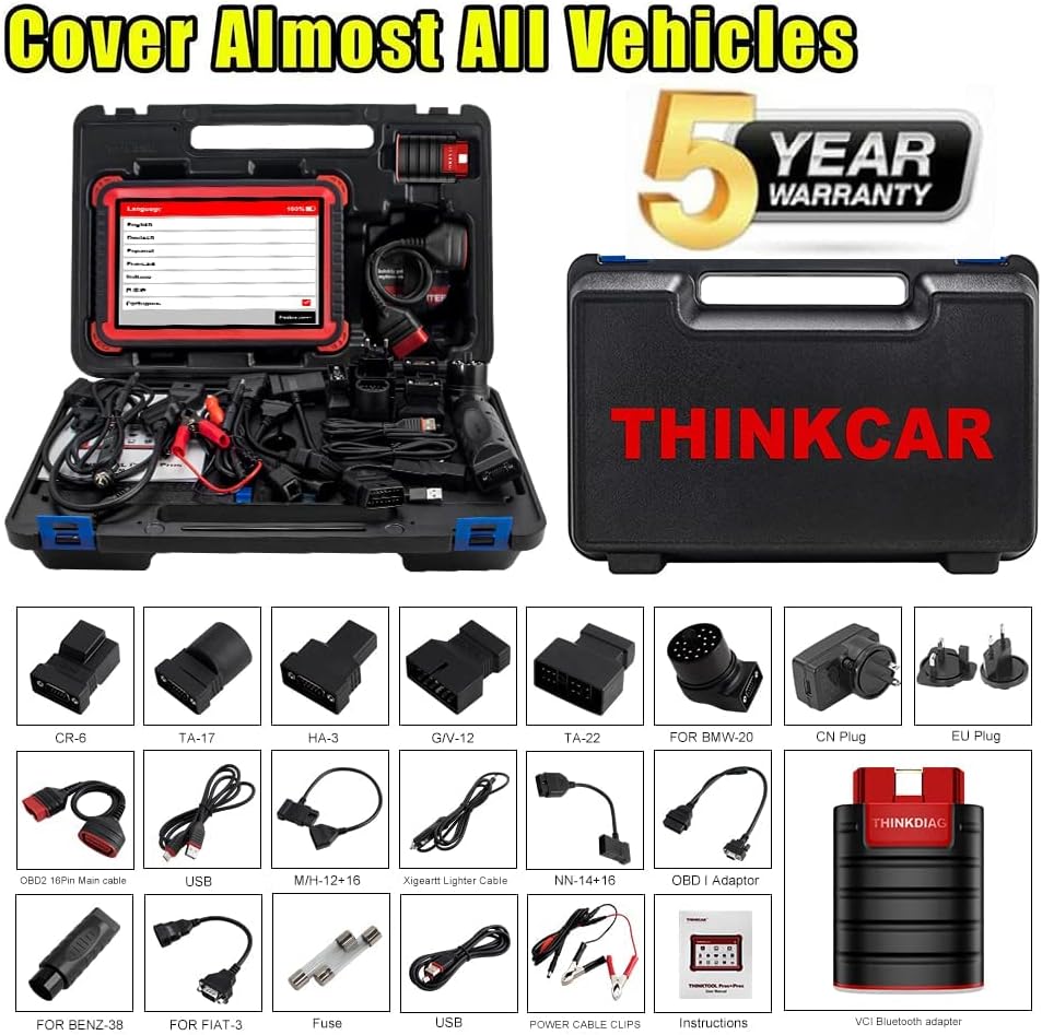 Bi-Directional Scanner Full Systems Diagnostic Scan Tool, 31+ Reset Functions, Key Matching, ECU Coding, ADAS Calibration, 2 Years Update I9420