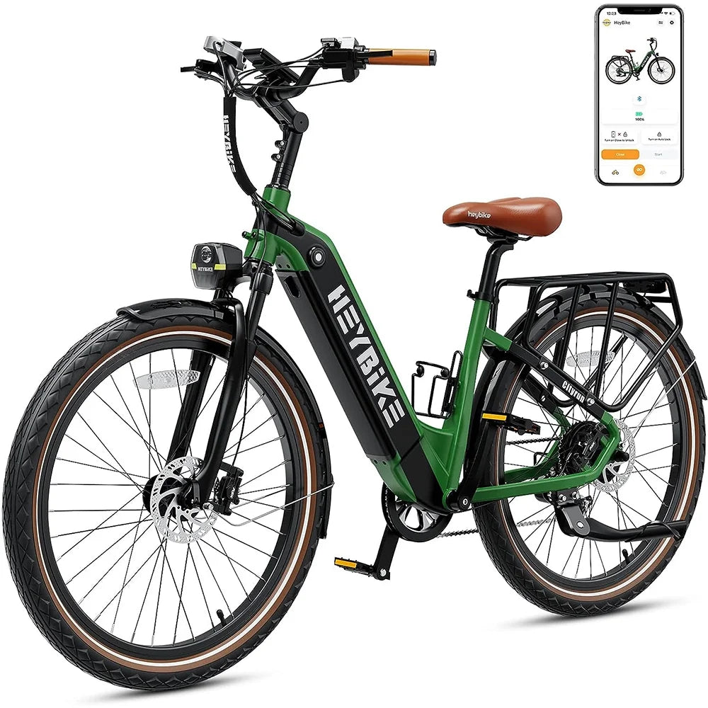 500W 26 Electric Hybrid Bike with 48V 15Ah Removable Battery, Black L271