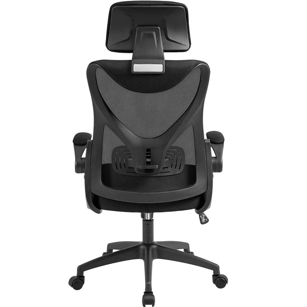 Set of 2 Black High Back Office Chair Q97125