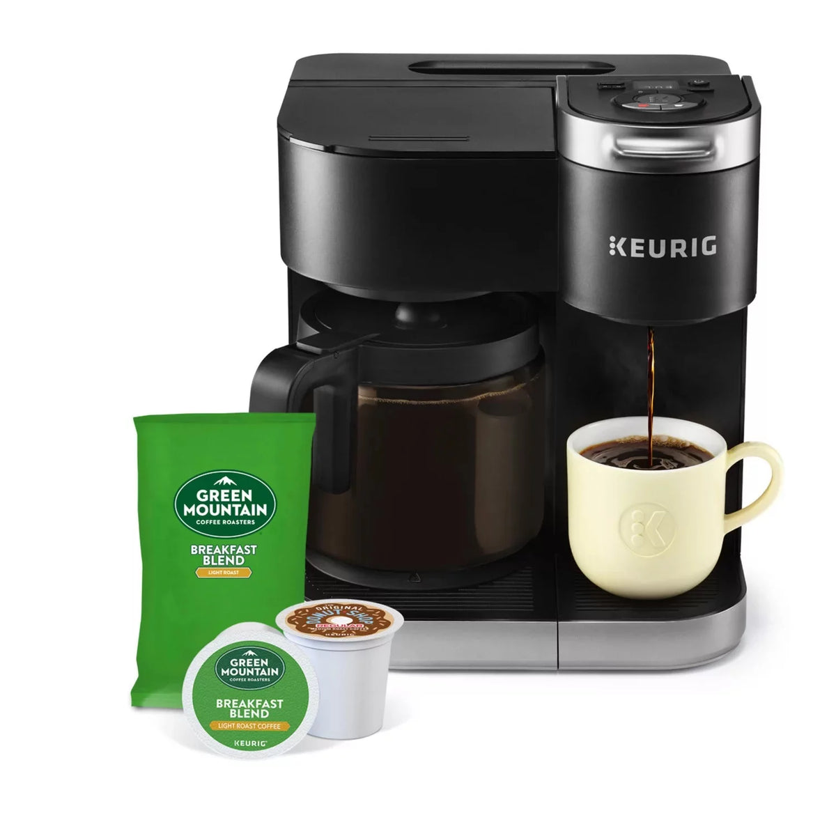 Single Serve & Carafe Coffee Maker Q89840