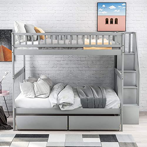 Queen Size Murphy Bed with Storage Drawer and Charging Station E845