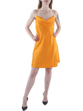 Satin Mini Slip Dress O831