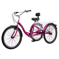 24/26 inch 3 Wheel 7 Speed Tricycle with Shopping Basket R945343