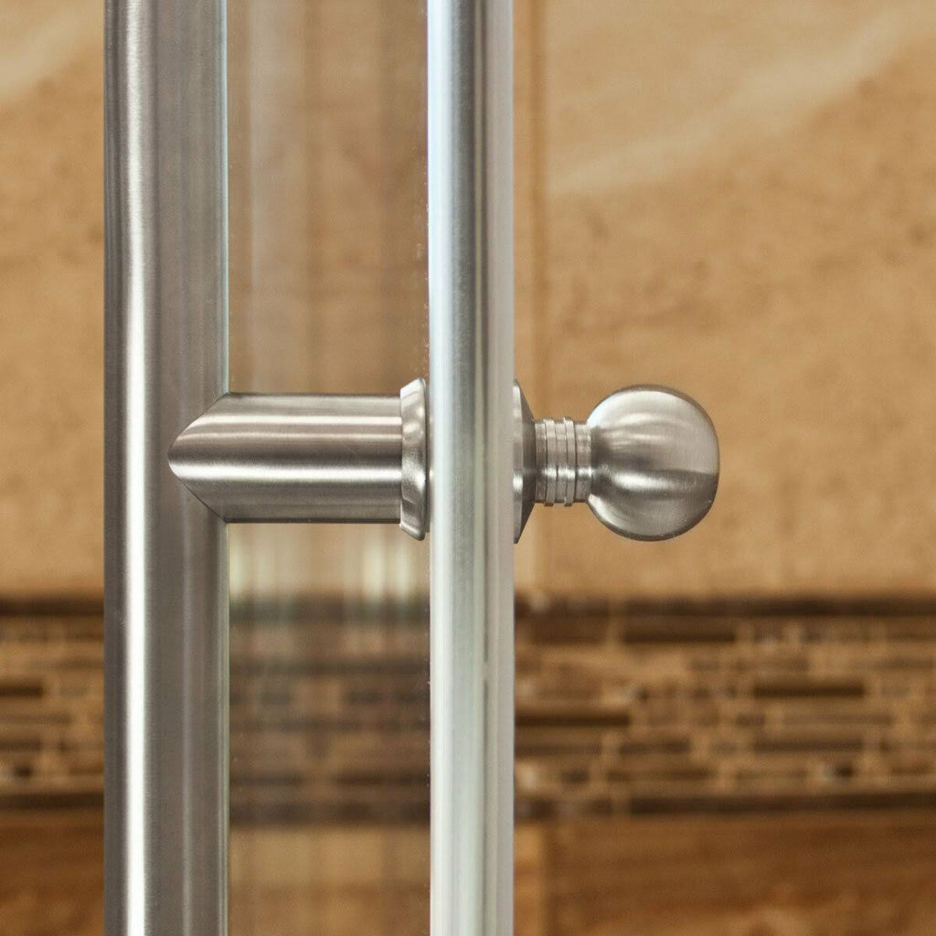 Frameless Sliding Shower Door Chrome S78361