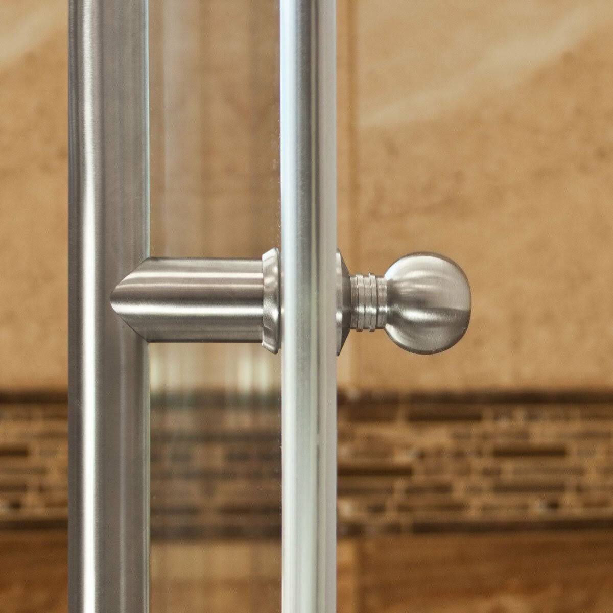 Frameless Sliding Shower Door Chrome S78361