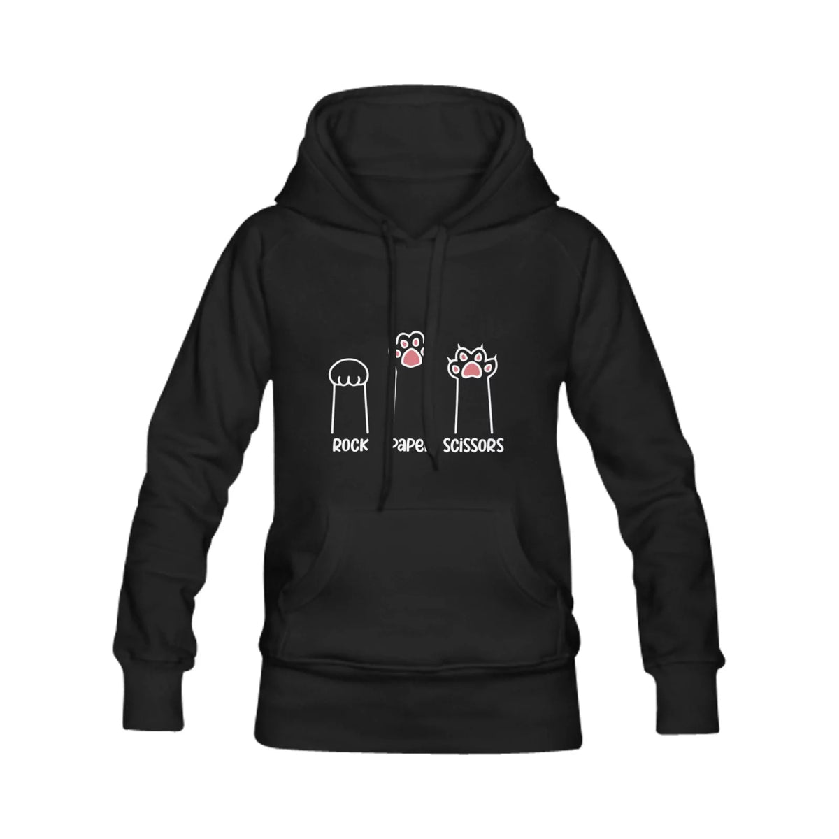 Black Graphic Hoodie Sweatshirt C11526