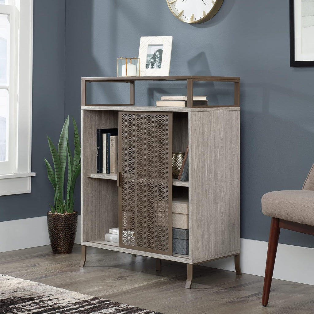 Storage Cabinet, Champagne Oak Finish W531