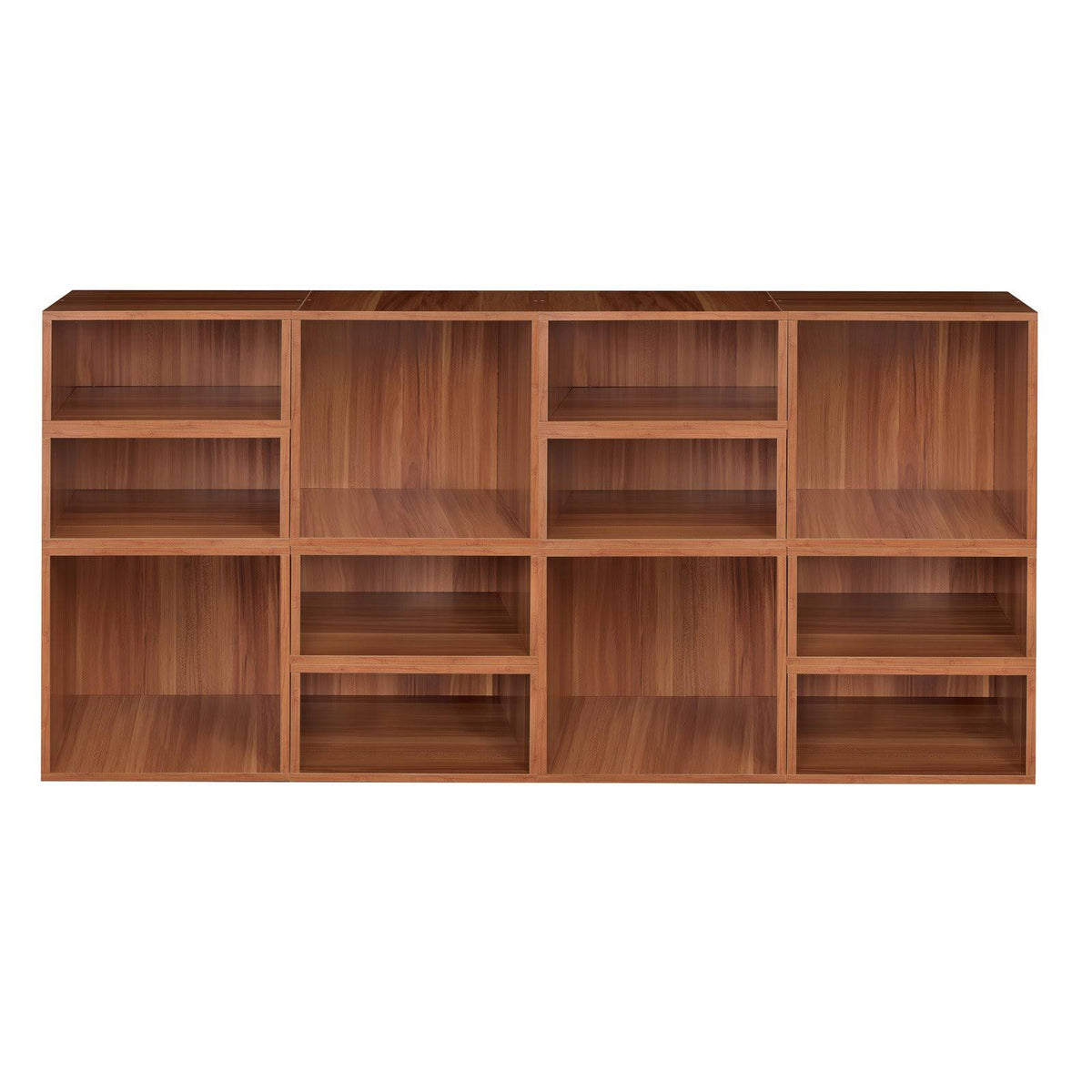 Cherry/Blue Storage Set with Foldable Storage Bins A183
