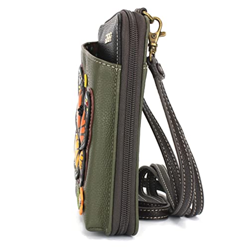 Faux Leather Multicolor Crossbody Cell Phone Purse N3147