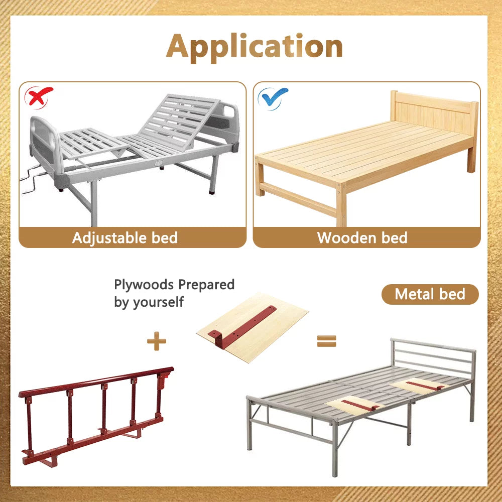 Bed Railing Safety Rails with Bedside Cane Assist Handle Z332