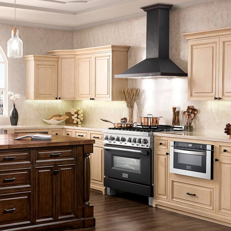 30 in. 400 CFM Convertible Wall Mount Range Hood X406432