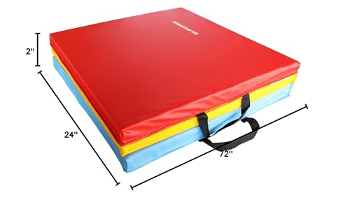 Blue Folding Gymnastics Mat A406793
