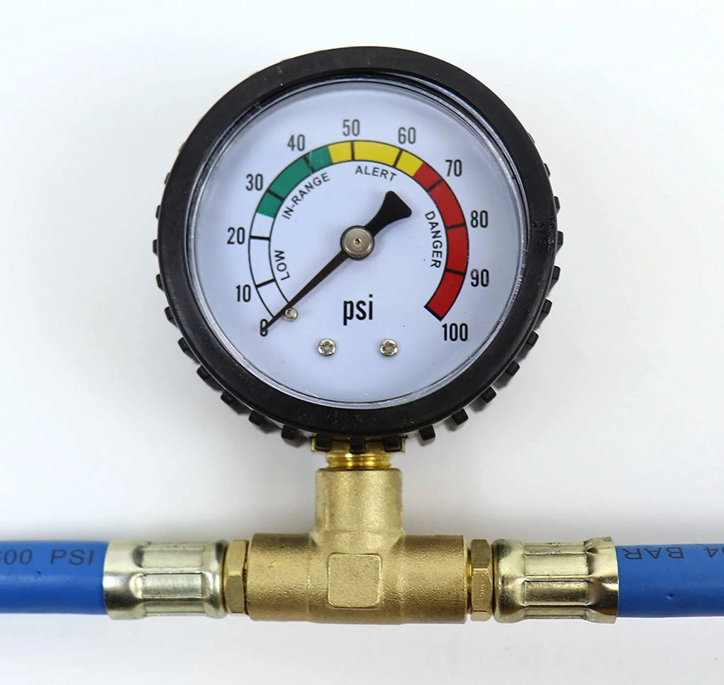8oz Refrigerant 2 Cans & Brass Can Tap with Gauge N574