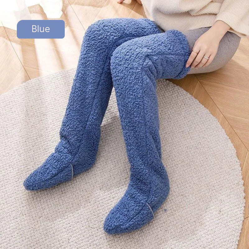 High Fuzzy Long Socks E735