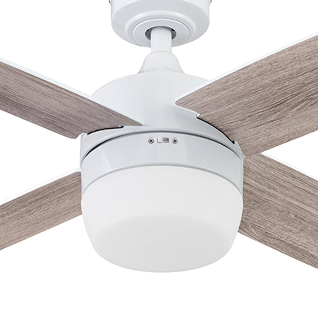 Bright White Indoor Ceiling Fan with Remote D281521