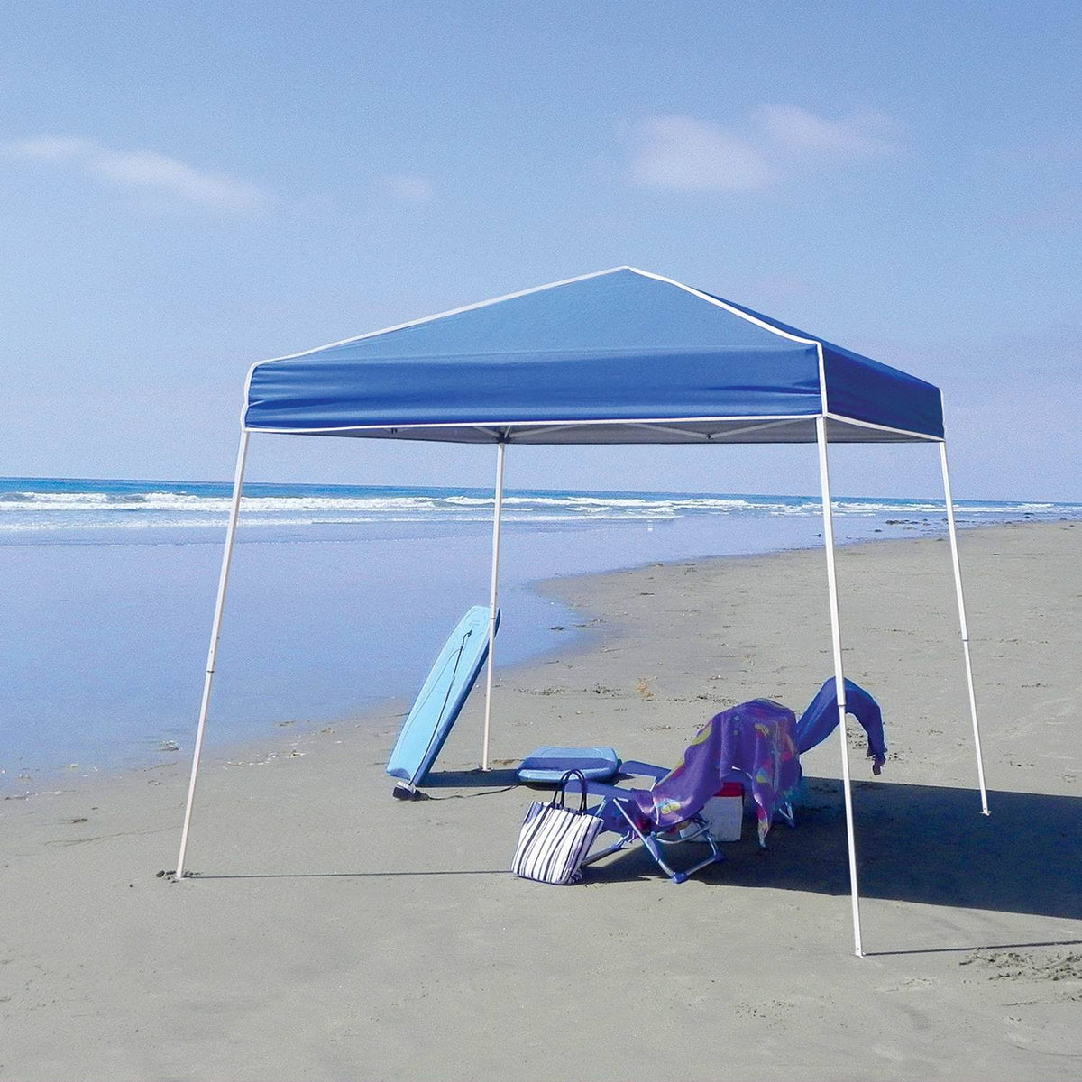 Blue Angled Leg Instant Shade Canopy Tent V199