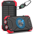 10,000mAh Solar Power Bank with Wireless Charging U73845