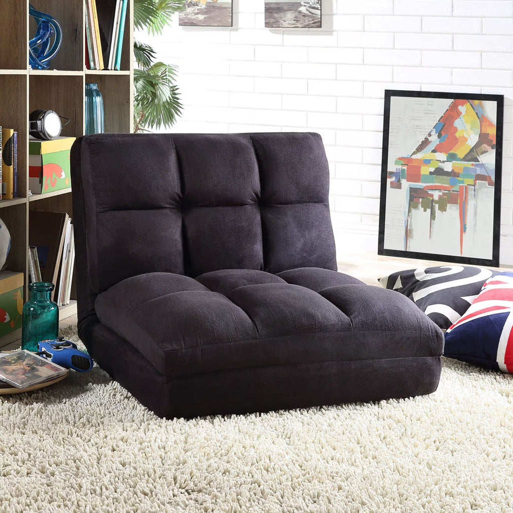 Loungie Microsuede Flip Convertible Chair Q90126