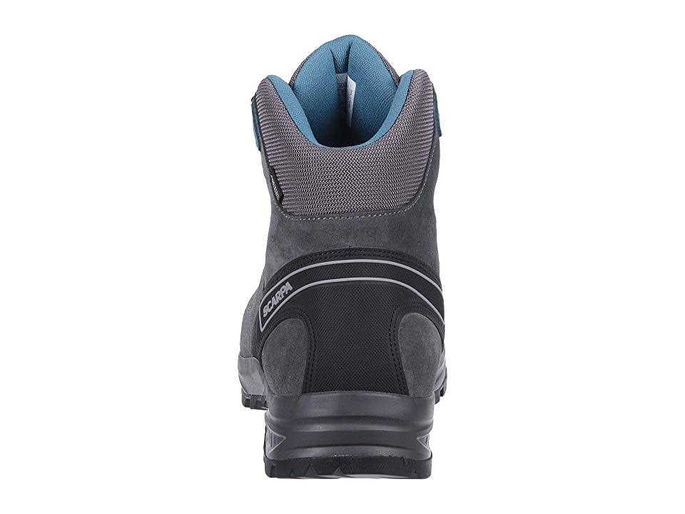 Wide Men's Shark Grey/Lake Blue Hiking Boots E575
