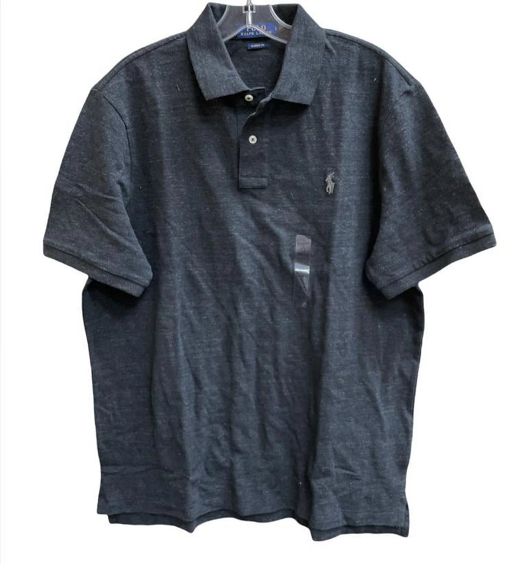 Black Heather Classic Fit Polo Shirt N5876