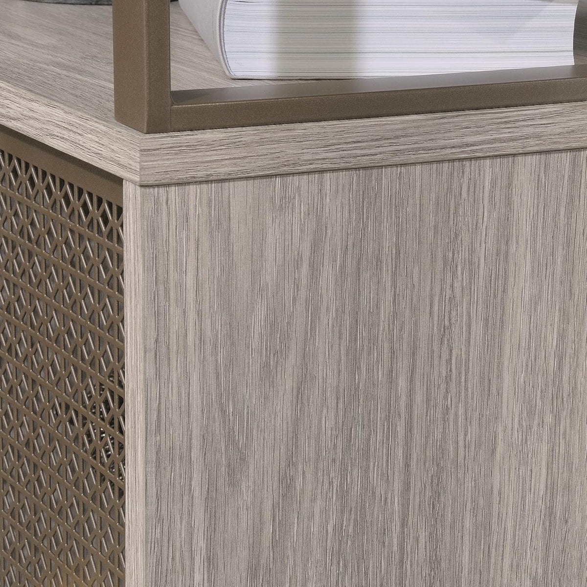 Storage Cabinet, Champagne Oak Finish W531