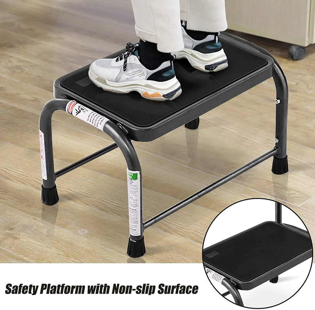 Heavy Duty Medical Step Stool with Handle & Non-Skid Rubber Platform, 330 Lbs Load Capacity Z763