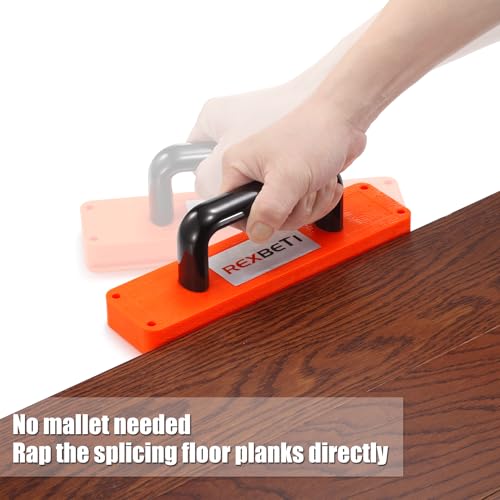 44-Piece Laminate Wood Flooring Installation Kit with Tapping Block, Pull Bar, Mallet, Contour Gauge and 40 Spacers C928163