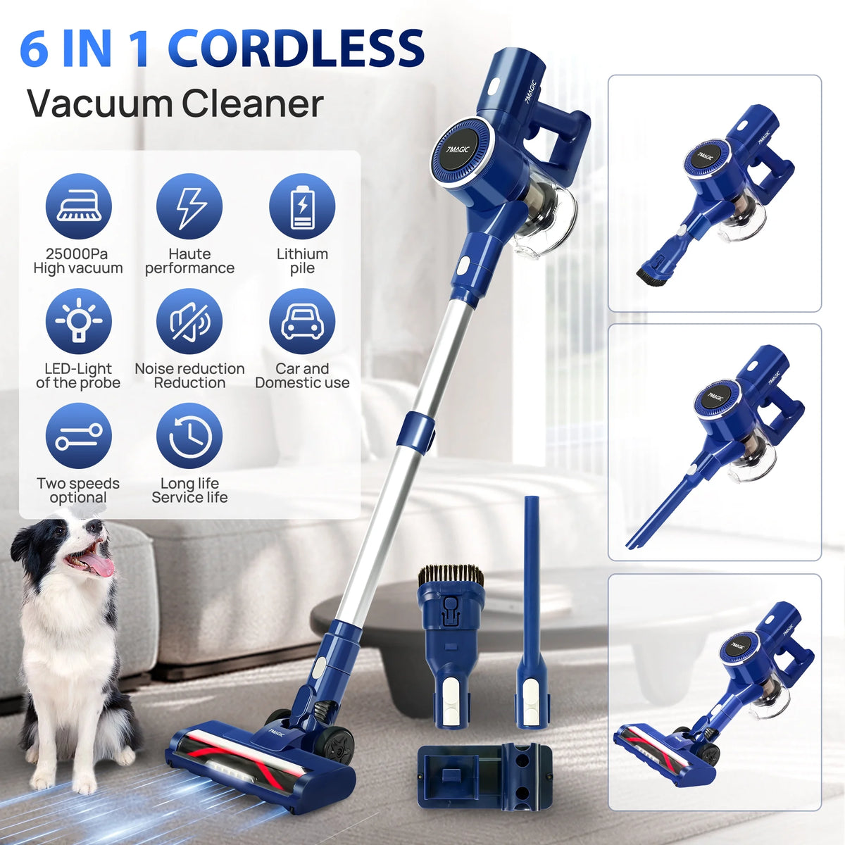 Cordless Stick Vacuum Cleaner with 25Kpa Suction L35615